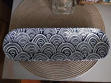 Short Stories Ceramic Tray, Navy Blue, New In The Box.