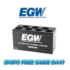 EGW 7 Hole Case Gauge Ammo Checker for 45 Long Colt NEW! # 70193