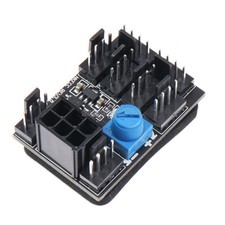 Chassis Fan PWM Hub Speed Controller Desktop Computer Cooling Fans PCI-E X1 X16