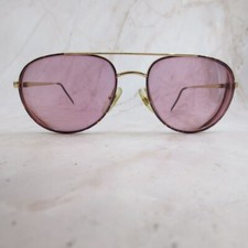 Vintage Terri Brogan Sunglasses Frame 8850 41 Men's Glod Metal Aviator 58-17-140