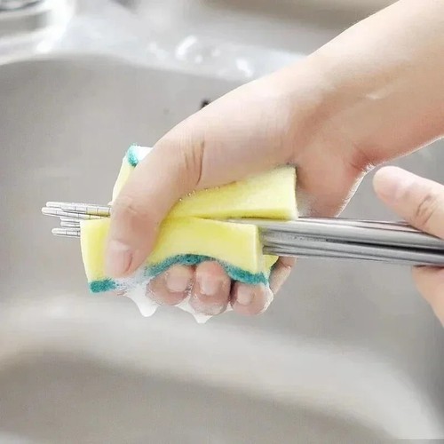 Heavy Duty Double Sided Kitchen Sponges Scourer Pads Dish Washing 10–50 Pack UK - Picture 13 of 25