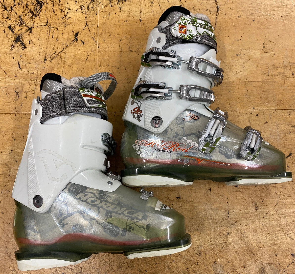 Nordica SKI BOOTS Woman s HOT ROD 90 295 MM 250 255 eBay