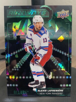 2022-23 UD Allure Runways Alexis Lafreniere Green /99 #RW-11 Rangers
