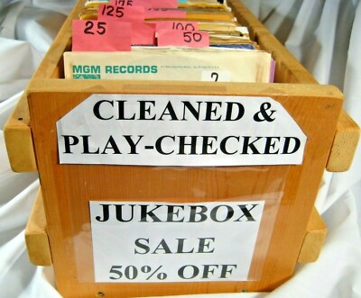 vinyl record 45 Jukebox SALE VG+ Cleaned & Plays U Pick $1.25 each for 4 or more