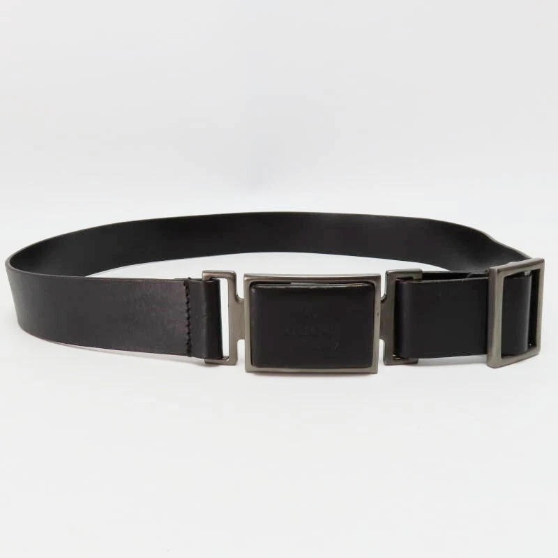 M04 k057 GUCCI logo boucle femme ceinture cuir marron foncé 037 0394 1278 65 26