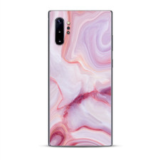 Skins Decal Wrap for Samsung Note 10 Plus Pink Stone Marble Geode