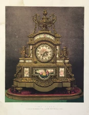 clock Time Piece from Houshold of Prince of Wales Art & Sculpture Exhib 1862