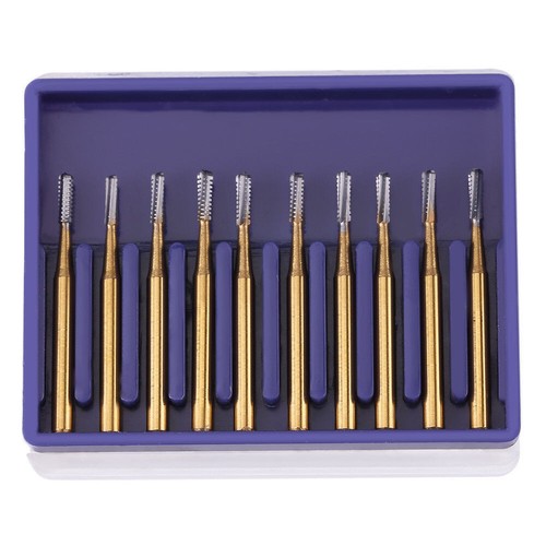 10 Pcs Dental Carbide Steel Trimming Finishing Burs Tungsten Bur FG Handpiece - Afbeelding 188 van 193