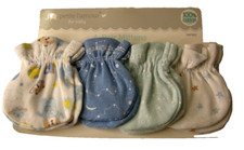 Scratch Mittens By Petite L'Amour, Boy, 4 Pack, 0-6 Mos., Cotton, Brand New