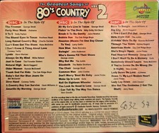 5032ST 80'S HITS COUNTRY  6 DISC CHARTBUSTER  KARAOKE  LOT MI LAST