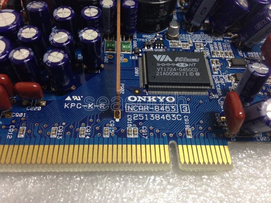 ONKYO SE-150 PCI 110db 7.1 Channels Digital Sound Card WAVIO WIN7