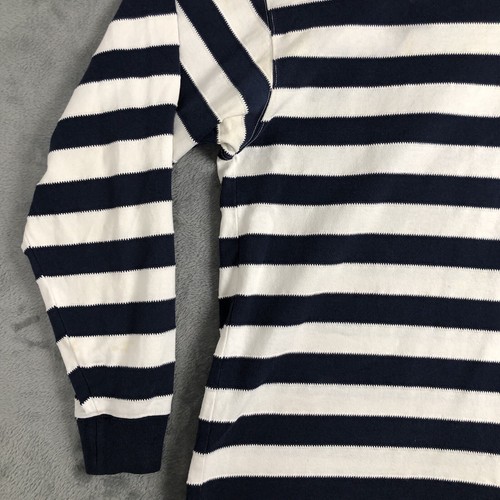 Tommy Hilfiger Rollkragenpullover Herren XXL Vintage Navy Weiß Gestreift Schwer - Bild 8 von 17
