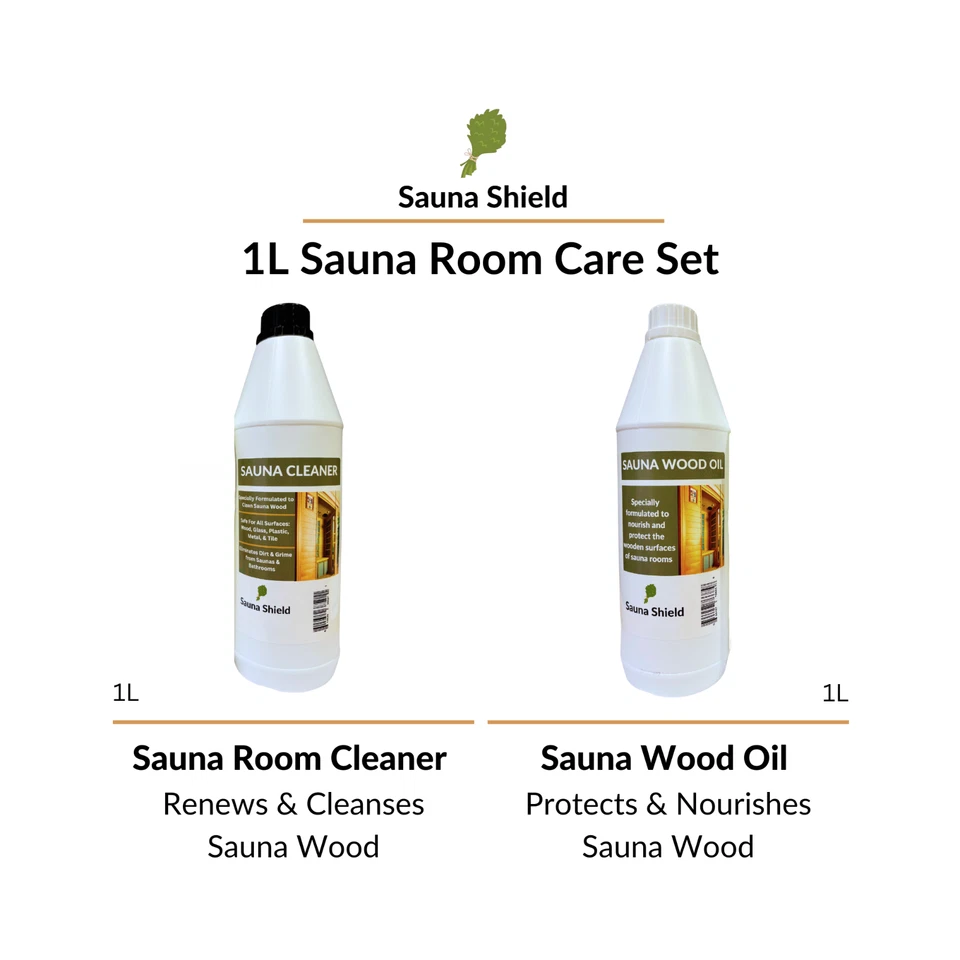 Sauna Shield Sauna Care Set – Sauna Wood Oil & Sauna Cleaner (33.8 fl oz each) - Image 3 of 4