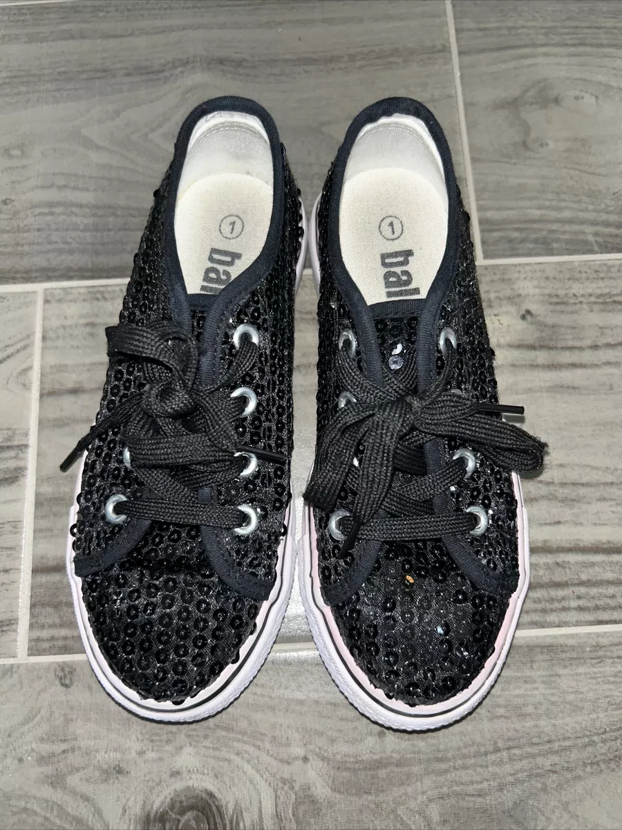 Buy Balera Sneakers Girls Shoes for Dance with Sequins Low Top Womens Lace  Up Shoes Online at desertcartKUWAIT