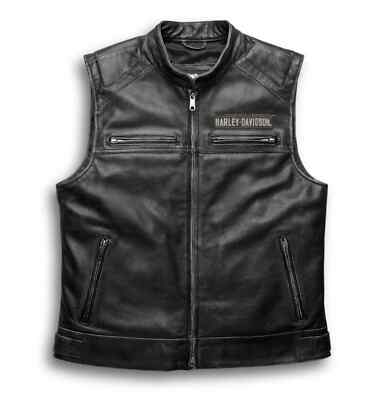 Premium Rindslederweste - robuste YKK Reißverschlüsse - Premium Qualität - Bestseller