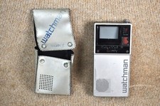 Sony Watchman FD-20A Portable TV - VHF/UHF w/ Case, Tested Powers Up Fine