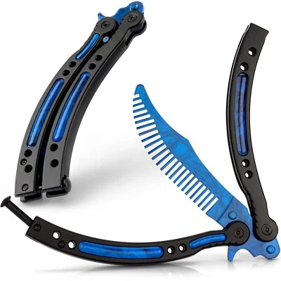 Majesty Forest® Butterfly Trainer Kamm im CSGO Design - Legales Balisong Messer