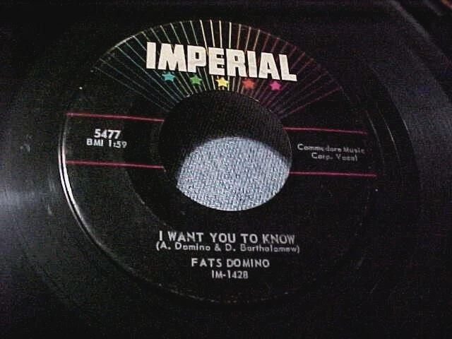 Fats Domino - '57 R&R - EX VINYL & EX AUDIO & VG+ PIC SLEEVE -I Want You To Know - Image 3 of 4