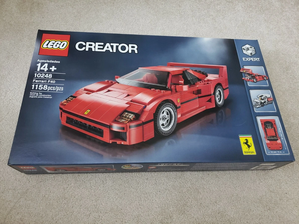 LEGO 10248 Creator Expert Ferrari F40 Construction Set SEALED Fast