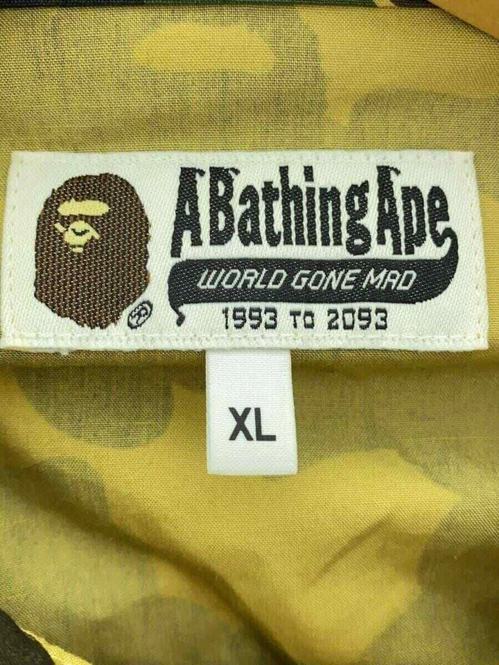 A BATHING APE Jacket green XL Used - Image 3 of 4