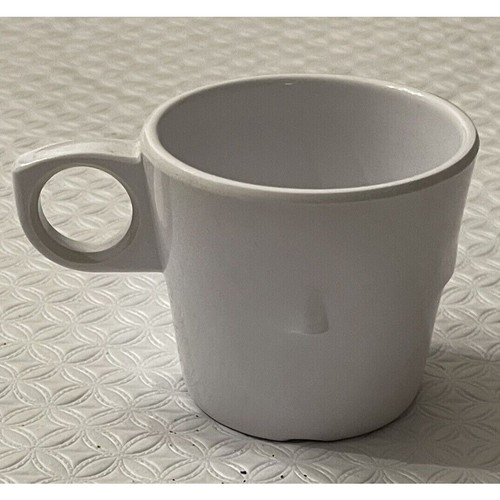 G.E.T. Enterprises DC-101 Supermel 7.5 oz Stacking Cup White Mug Coffee Tea Get