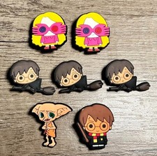 7pc Cute Harry Wizard Movie Shoe Charms for Crocs  Shoe Laces