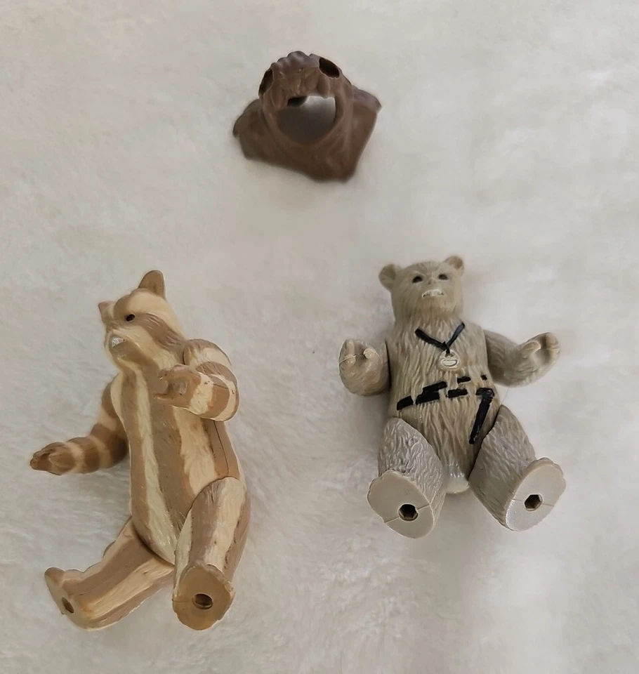Figuras Ewok Originales Kenner Taiwan Star Wars Años 80 en Excelente Estado H.K. Foto 3 de 4