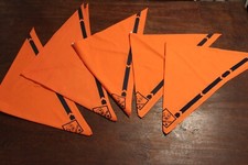 Boy Scouts of America BSA Neckerchief Lot Of 5 Tiger Cub Orange