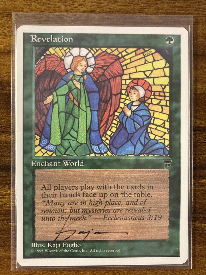 MTG✨Artist Signed REVELATION Artist Proof✨Chronicles MINT RARE Kaja Foglio Art - Image 2 of 4