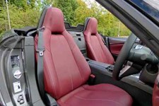 Mazda Miata Mx-5 Nd 2015-2023 Synthetic Leather Sports Seat Covers In Burgundy