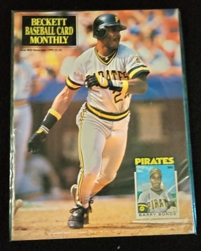 BARRY BONDS BECKETT MAGAZINE NOVEMBER 1990 BASEBALL CARD PRICE GUIDE MAGAZINE 68