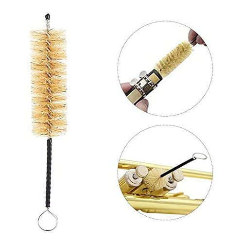 Adore Pro Trumpet Cleaning Kit - Mouthpiece Brush with Free Flexible Snake Brush - Picture 5 of 6