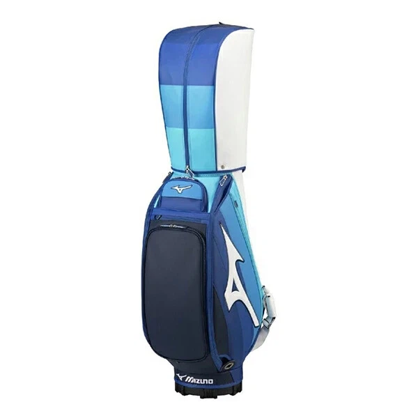 美津浓高尔夫旅游工作人员包 10.5 x 47 英寸分隔 6 路 6.0 公斤男式白色/蓝色 2025  — 第 3/4 张图片