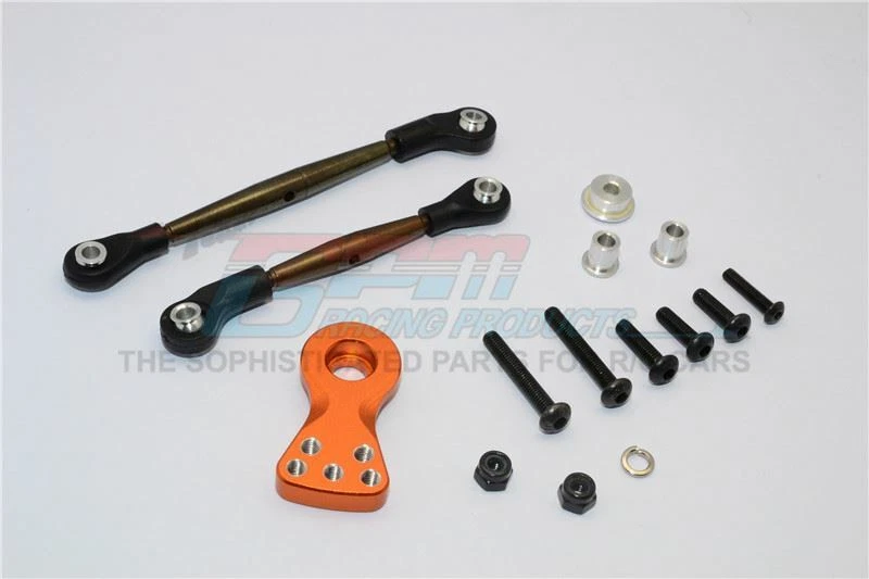 GPM LB160STM STEEL STEERING TIE ROD W/ SERVO HORN For 1/10 TAMIYA LUNCH BOX - Image 4 of 4