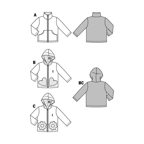 Giacca Burda Very Easy CUCIRE PATTERN 9425 bambino/ragazzo 18m-7y - Foto 2 di 3