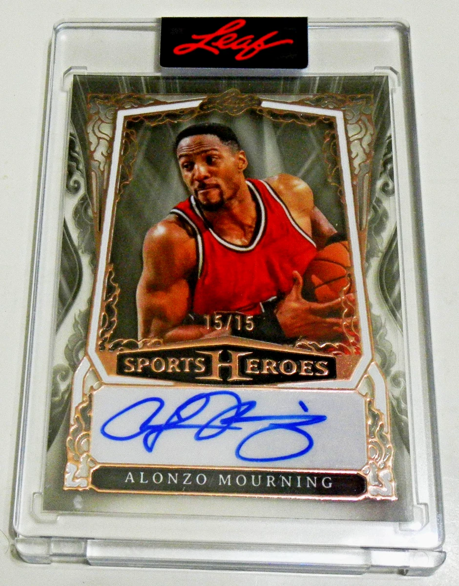 Alonzo Mourning Basketball Autographed Sports Trading Cards