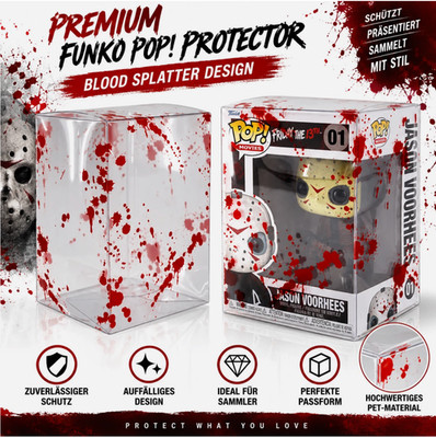 Schutzhülle kompatibel mit Funko POP! | Protector Case für POP 4'' | Bloody Style