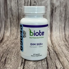 Biote Nutraceuticals - DIM SGS + Hormone + Detox Supplement, 60 Caps EXP 03-2026