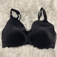 Chantelle 34DDD Bra Black Rive Gauche Full Coverage Smooth Underwire 3286