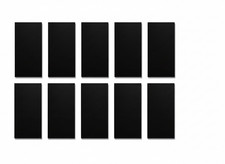 Black Polyester Acoustic Panels, 2'x4' NEW 10-Pack Hanging Accessories Included