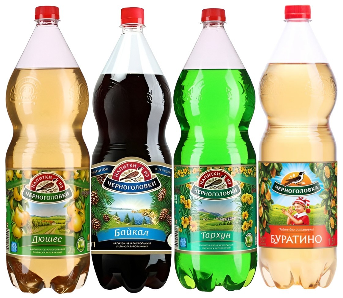 Chernogolovka Soda Soft Drink Variety 2L - Напитки из Черноголовки
