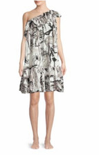 Stella McCartney silk/Cotton lightweight Horse print dress XS