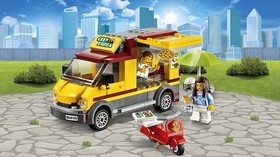 Lego City Pizza Shop Truck 60150 Building Blocks Toy For Boys_