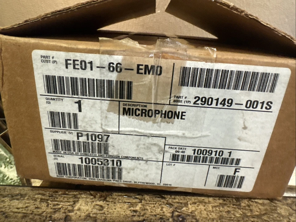 NUEVO OEM Mazda micrófono para automóvil (FE01‐66‐EM0) RX‐8, MX‐5, CX‐7, Mazda6 2004-2015 Foto 4 de 4