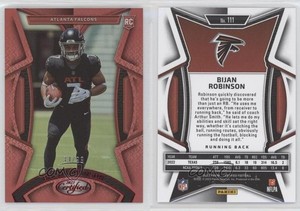 2023 Certified Rookies Mirror Red /99 Bijan Robinson #111 Rookie RC