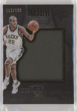 2015-16 Panini Black Gold Massive Materials 59/199 Khris Middleton #46 a6i