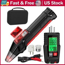 Circuit Breaker Finder with LCD Display, GFCI Outlet Tester, Circuit Tracer Tool