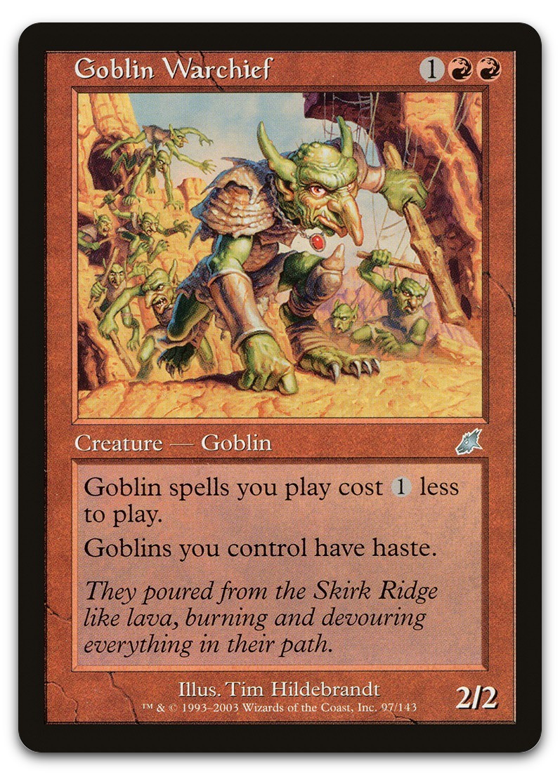 Goblin Warchief #97 (NM) Scourge SCG Magic MTG