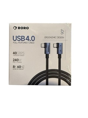 Thunderbolt 4 3 USB 4.0 Data Cable 8K Display 240W Charging 40Gbps Data Transfer
