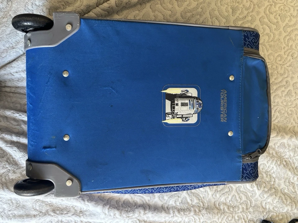 Maleta con ruedas American Tourister STAR WARS R2-D2 EQUIPAJE para niños buena condición 18x12x8 Foto 3 de 4